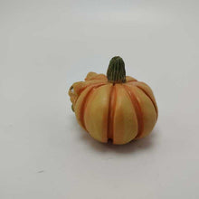 Load image into Gallery viewer, Sherman From the Patch, Yellow Pumpkin with Mustache 1.25&quot;
