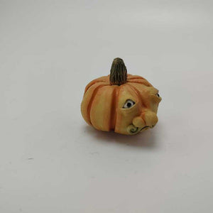 Sherman From the Patch, Yellow Pumpkin with Mustache 1.25"
