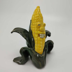 Count Cornula, Ear of Corn, Green & Yellow 4"