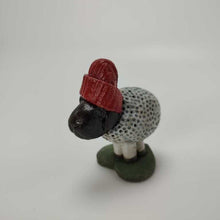 Load image into Gallery viewer, Sheep with Red Beanie &amp; Grass Heart 2.5&quot;
