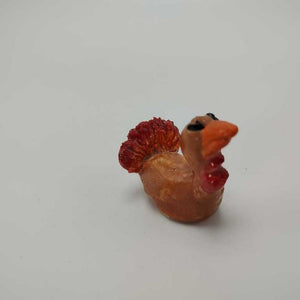 Tiny Turkey, Brown & Red 1.5"