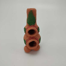 Load image into Gallery viewer, Miniature Terracotta Chiminea, Double Bubble 3.25&quot;
