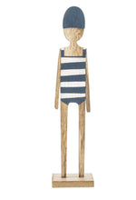 Load image into Gallery viewer, 15039 Vintage Beach Figurine, Tall, Wood
