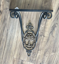 Load image into Gallery viewer, 6905 Tommy Bahama Style Iron Shelf Sconces
