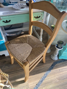 Natural Wood Boho Chair