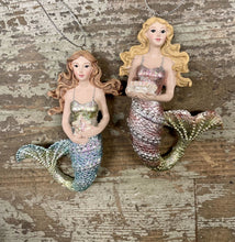 Load image into Gallery viewer, 15022 Shimmer Mermaid Ornament
