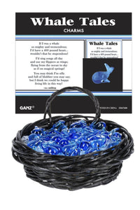 15062 Whale Tales Glass Charm w/Card