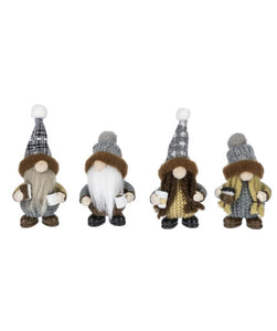 15056 Coffee Gnome Charm w/Card, 4 Assorted Styles