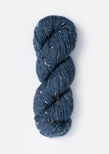 Blue Sky Fibers Woolstok Tweed Aran Weight 4 Ply Yarn in Blue Lichen (BSF-3305) Fine Highland Wool and Donegal