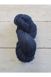 Manos Yarns Maxima Worsted Weight Single Ply Yarn in Galaxy Blue - 100% Extrafine Merino Wool