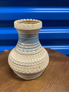 Hand thrown bud ceramic bud vase