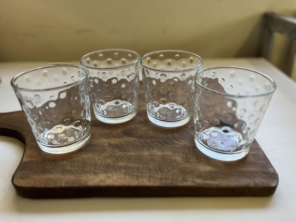 Low-ball dot cocktail glasses (set of 4)