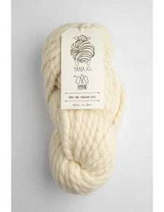Amano Yarns Yana XL Super Bulky Weight Single Ply Yarn in Blanca (1402) - 100% Fine Highland Wool