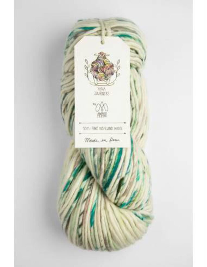 Amano Yarns Yana Journeys Chunky Weight Single Ply Yarn in Ushuaia (1612)- 100% Fine Highland Wool