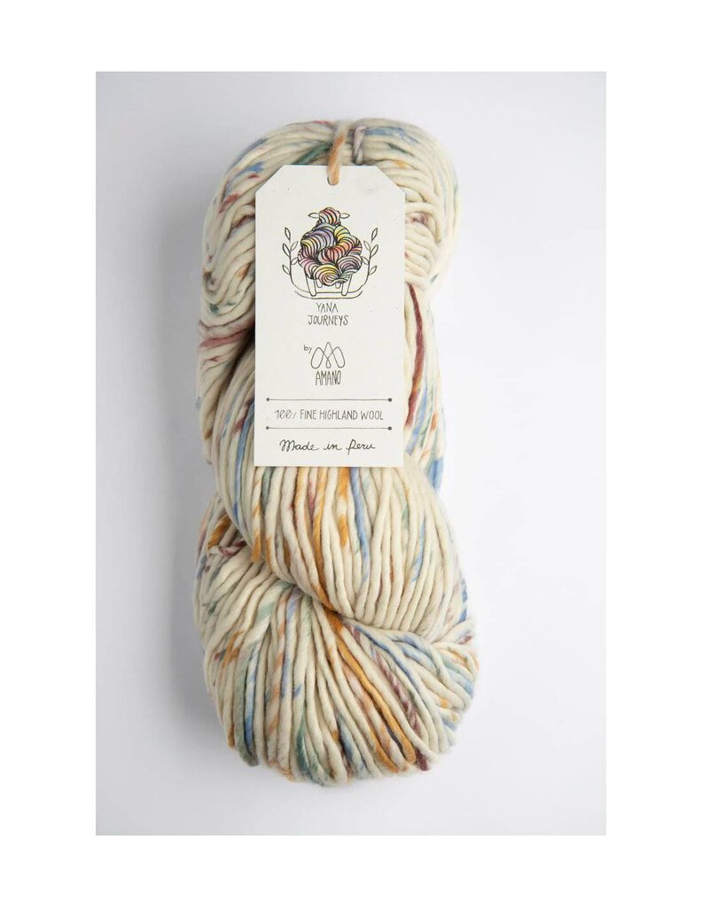 Amano Yarns Yana Journeys Chunky Weight Single Ply Yarn in Amazon River (1614)- 100% Fine Highland Wool
