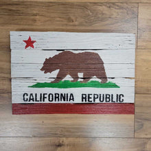 Load image into Gallery viewer, California Bear Republic Rustic Flag 20&quot; x 13&quot;
