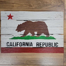 Load image into Gallery viewer, California Bear Republic Rustic Flag 20&quot; x 13&quot;
