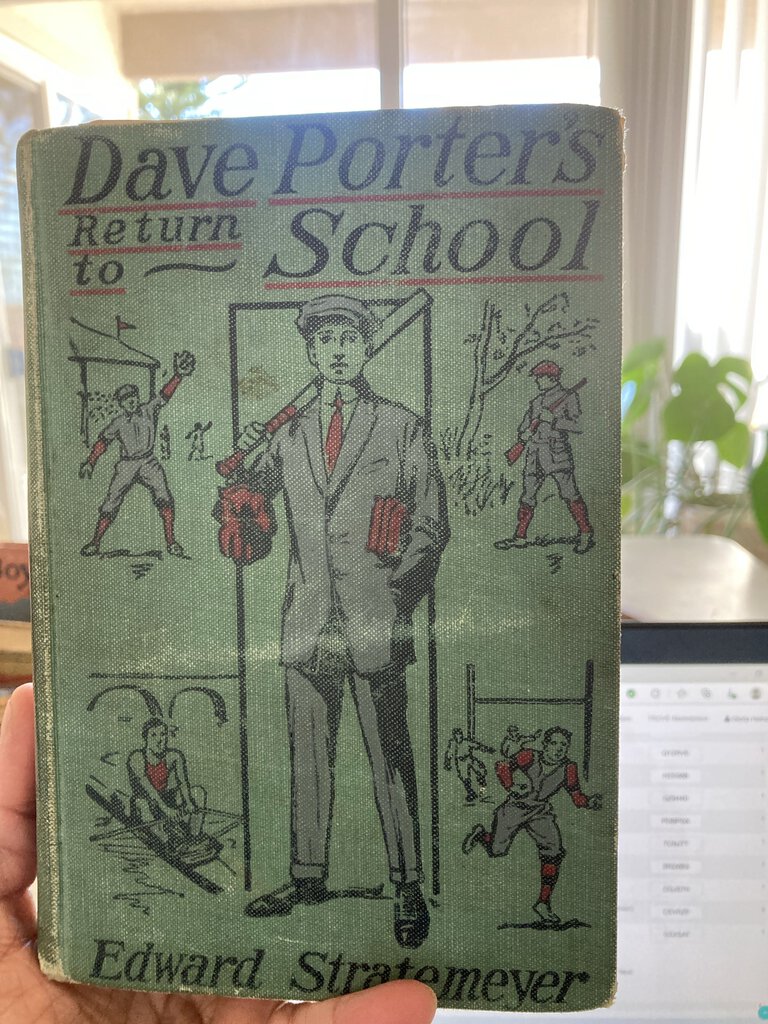 Edward Stratemeyer Book Dave Porter Returns to School
