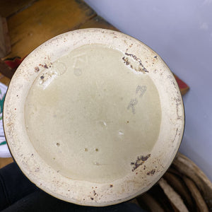Antique Imperial Porcelain Pottery vase Lion Handles 16"x11" bpv20