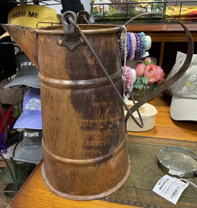 6905 Copper Metal Watering Can (decorative)