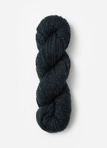 Blue Sky Fibers Woolstok Worsted Weight Two Ply Yarn in Midnight Sea (BSF-1317L) - 100% Fine Highland Wool - Large Hank 150 grams