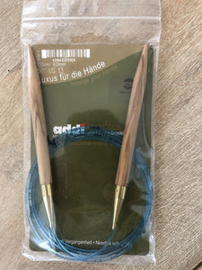 Addi Olive Wood 60" Circular Knitting Needles - Size 13