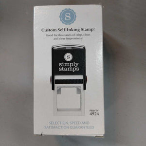 Simply Stamps Labrador Retriever Self-Inking Stamp Thank You For Your Order Black 2.5"w x 2.25"d x 4.5"hInk NEW