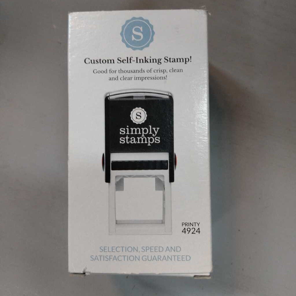 Simply Stamps Labrador Retriever Self-Inking Stamp Thank You For Your Order Black 2.5