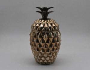 11"Glass Pineapple Cannister