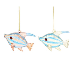 15187 Tropical Fish Ornament-Glass Blown