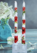 Load image into Gallery viewer, Taper Candles - Red Hibiscus
