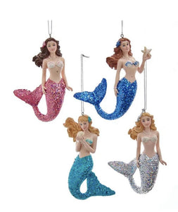 15215 Mermaid w/Glitter Tail-Ornament