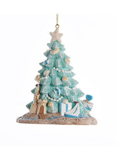15216 Beach Christmas Tree Ornament