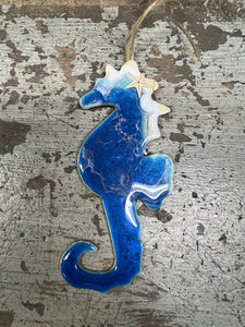 MAD ocean ART 5" ocean seahorse ornament