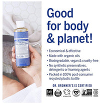 Load image into Gallery viewer, 7125 Dr. Bronner&#39;s Pure-Castille Soap, Peppermint, 236 ml
