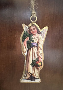 13740 Angel Ornament, Metal