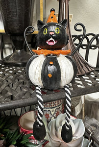 15259 Halloween Shelf Sitter-Cat