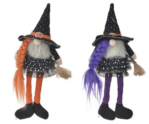 15198 Witch Shelf Sitter Gnome