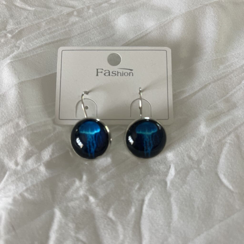 round jelly earrings