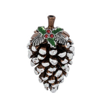 Load image into Gallery viewer, 15312 Little Winter Pinecone Charm w/Card
