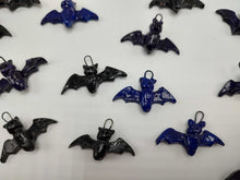Load image into Gallery viewer, 5 Mini Halloween Ornaments - Bats

