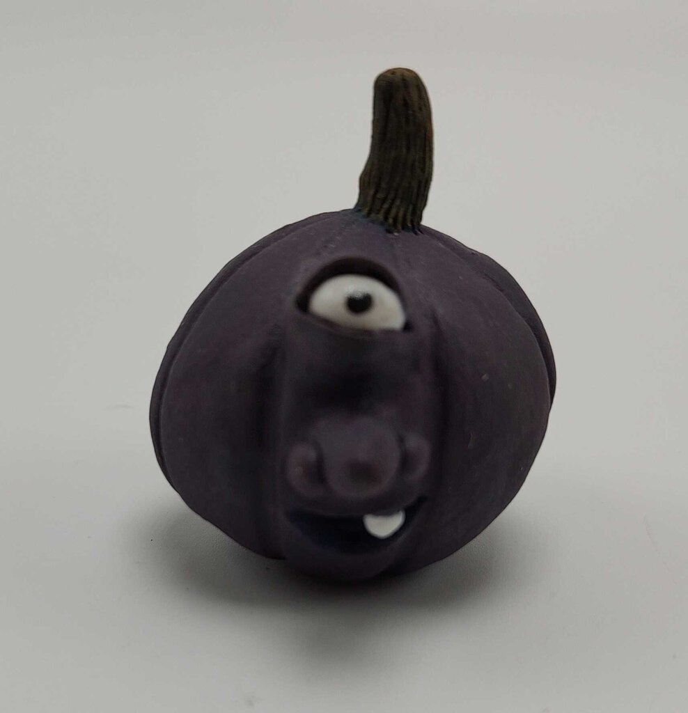 #17 Purple Pumpkin with One Eye