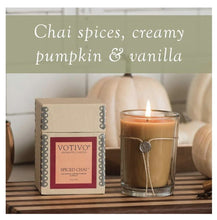 Load image into Gallery viewer, 13125 Spiced Chai #85 Votivo Votive Candle, 50-60 hrs burn time 6.8-oz
