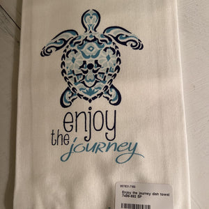 Enjoy the journey dish towel 7499-692 SP