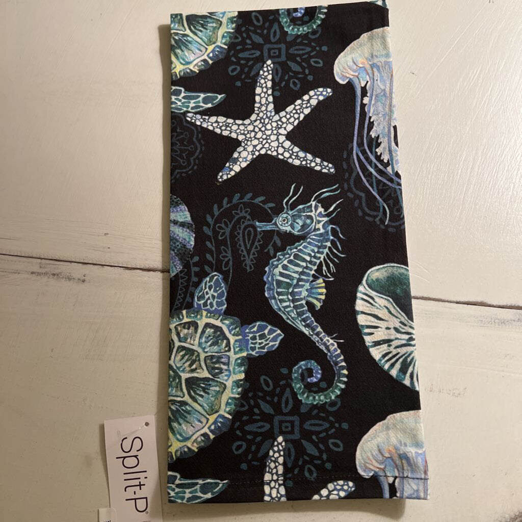 Under the waves dish towel 2278-100 SP