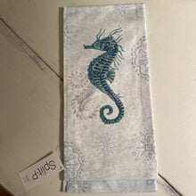 Load image into Gallery viewer, Seahorse decorative dish towel 7499-618 SP
