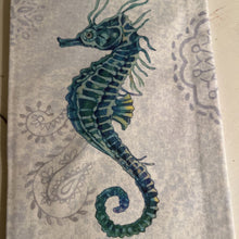 Load image into Gallery viewer, Seahorse decorative dish towel 7499-618 SP
