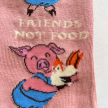 Load image into Gallery viewer, Oooh Yeah S/M Friends not Food crew socks WD20011C
