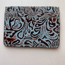Load image into Gallery viewer, Myra Bag Deliah Creek hand tooled credit card holder S8498 103023
