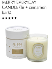 Load image into Gallery viewer, 15399 Aura Merry Everyday Candle, 8.5-oz
